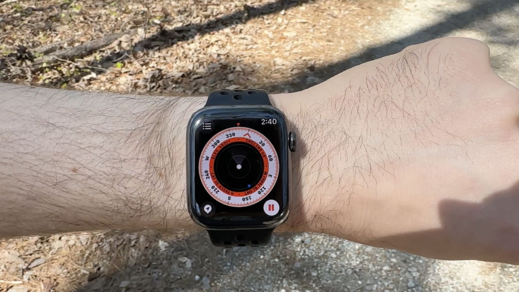 Apple Watch Compass Backtrack feature. 