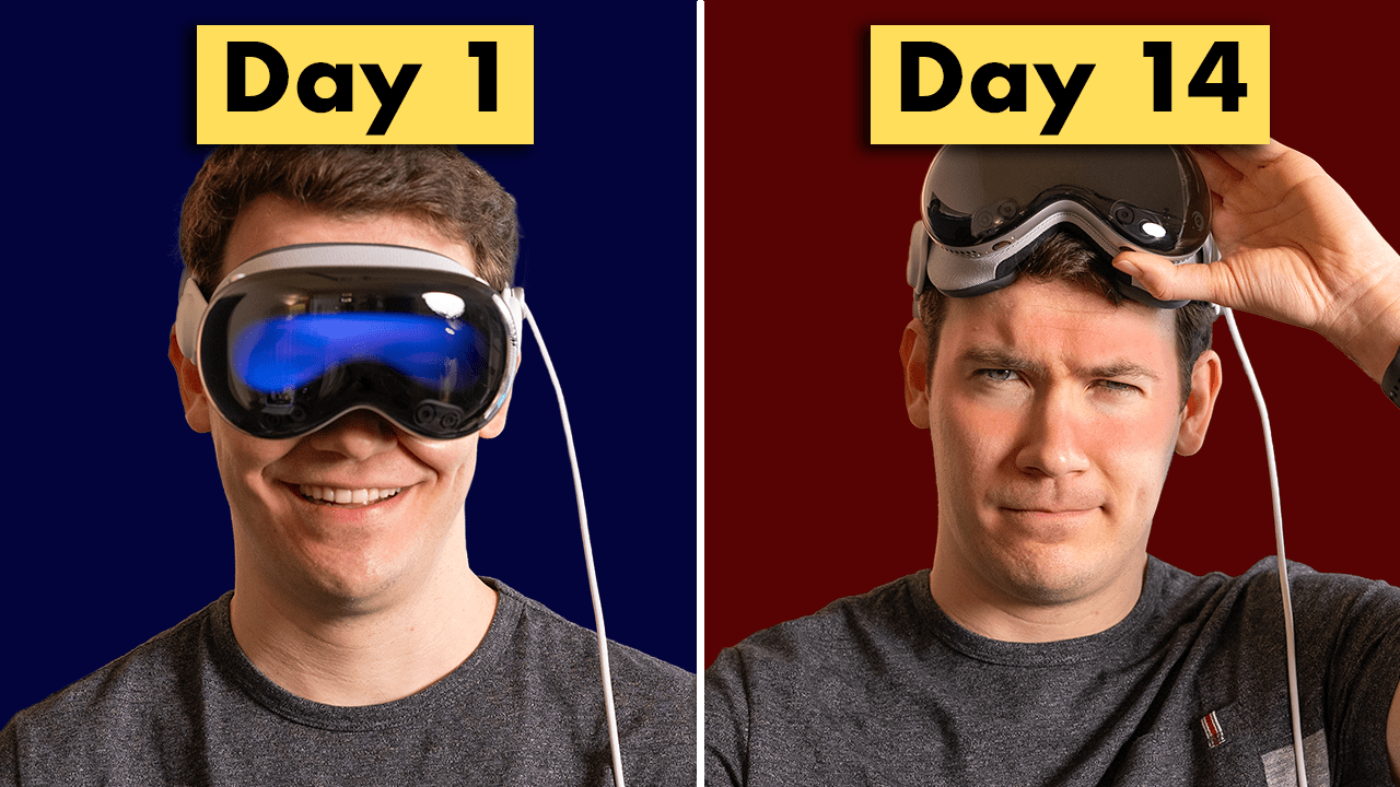 Reviewing Apple Vision Pro – Day 1 vs. Day 14